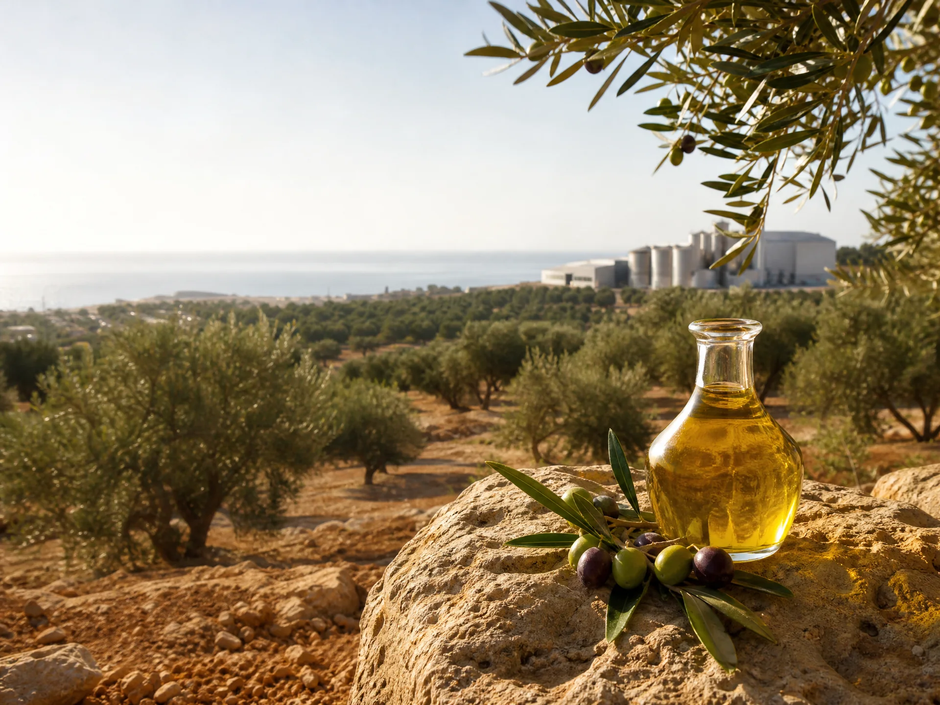 Paysage oléicole tunisien, origine des huiles TUNIHUILE